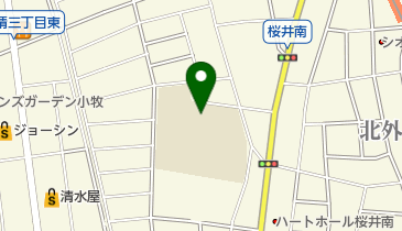 小牧市 小牧南児童クラブの地図画像