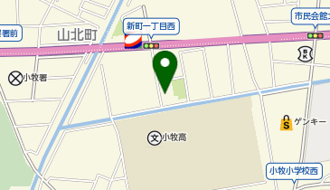 小牧市役所 大輪体育館の地図画像