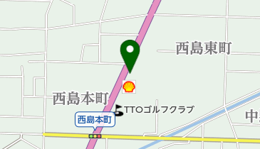 尾西カーテンの地図画像