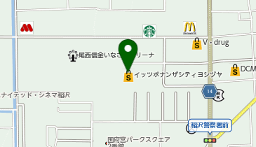 ボディボディ稲沢店の地図画像