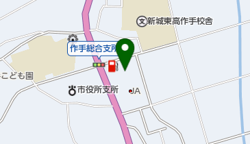 愛知東農協 作手給油所の地図画像