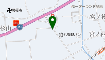 均整施術室うえだの地図画像