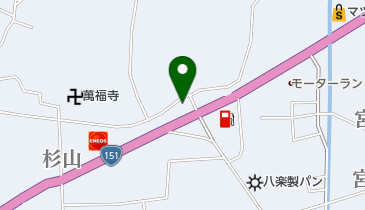 どんぐり新城店の地図画像