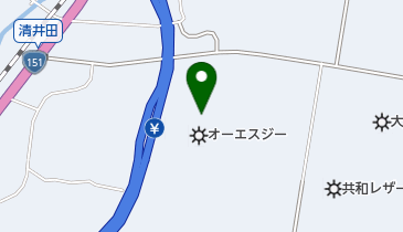 オーエスジーコーティングサービス株式会社の地図画像