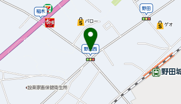 いなぎ美容院の地図画像