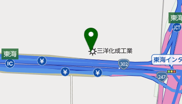 サンノプコ株式会社名古屋工場の地図画像