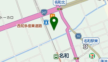 藤倉化成株式会社の地図画像