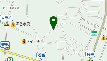 丸二化粧品店の地図画像