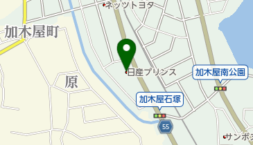 日産プリンス名古屋販売株式会社 新車拠点・サービス拠点 知多加木屋店の地図画像
