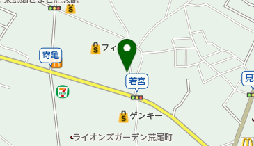 たき美容院の地図画像