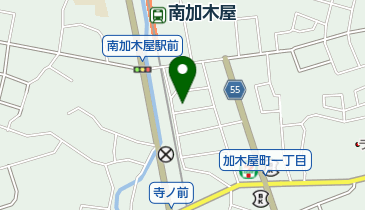 美容室55の地図画像