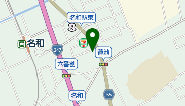 ポパイ名和店の地図画像