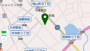 フラワー美容院の地図画像