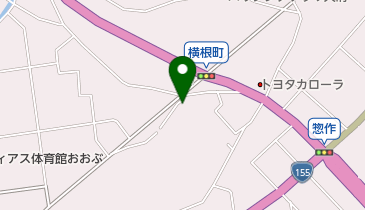 アローズヘアーあいばの地図画像