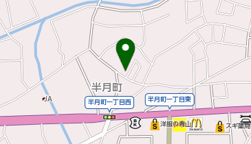 ムカイ理容店の地図画像