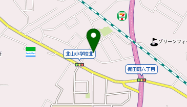 大府市役所 北山公民館の地図画像