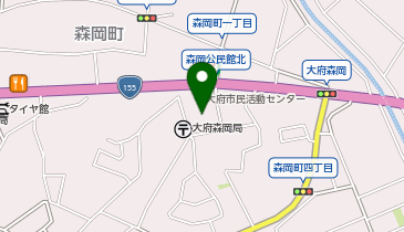 大府市役所 森岡公民館の地図画像