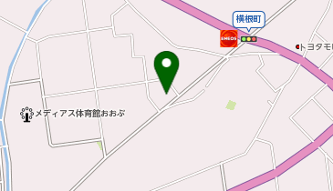 大府市役所 横根公民館の地図画像