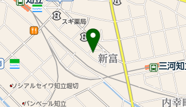 たぬきの地図画像