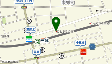 ことぶきの湯の地図画像