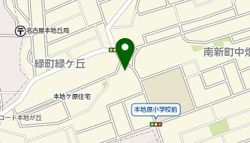 尾張旭市役所 本地原公民館の地図画像