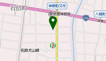 デイケアセンターかみのの地図画像