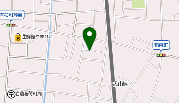 岩倉ランドリーの地図画像