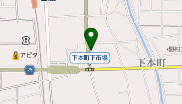横定サイクル商会の地図画像