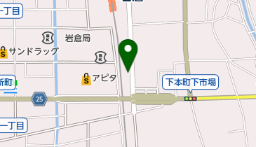 有限会社花とよ生花店の地図画像