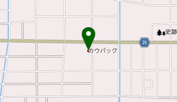 カウパック株式会社の地図画像