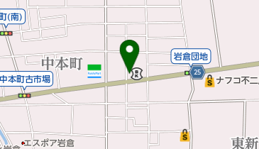 海味園の地図画像