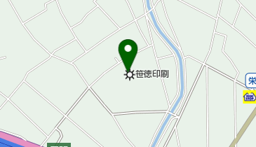 笹徳印刷株式会社 受付・夜間守衛室の地図画像