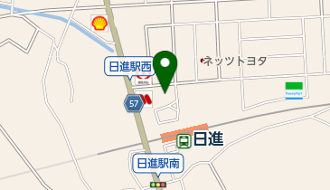 美容室ビーブレッドの地図画像