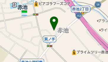 日本基督教団赤池教会の地図画像