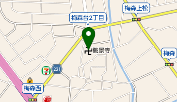 眺景寺の地図画像