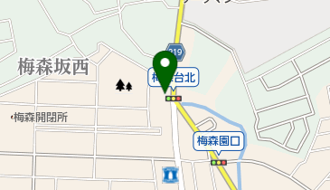 サン調剤薬局梅森台店の地図画像