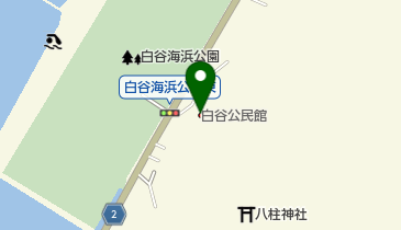 白谷公民館の地図画像