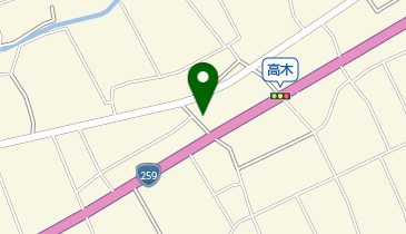 高木公民館の地図画像
