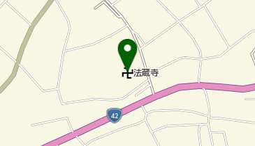 法蔵寺の地図画像