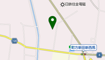 八木理容店の地図画像
