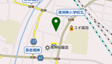 河瀬クリーニング店の地図画像