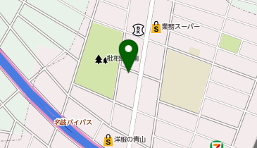 ゴルフキング古城本店の地図画像