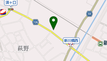 高木ふとん店の地図画像