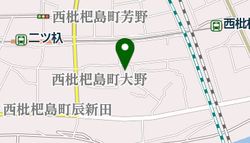 有限会社紺松の地図画像
