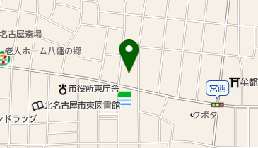 電化のキモト師勝店の地図画像