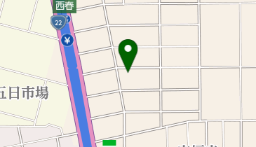 西春重量株式会社の地図画像