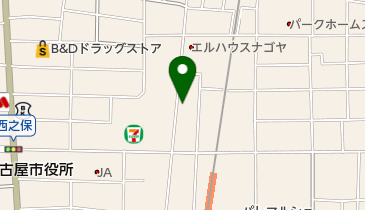 伊藤クリーニング店の地図画像