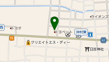名古屋トヨペット株式会社西春店の地図画像