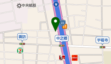 バイパス自動車整備工場の地図画像