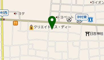 コットンパールショップやまぼうしの地図画像